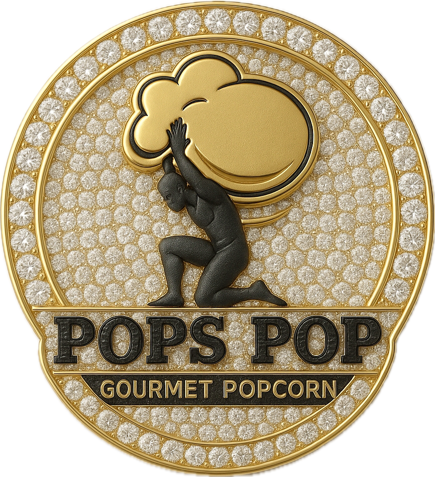 Pops Pop Gourmet Popcorn logo